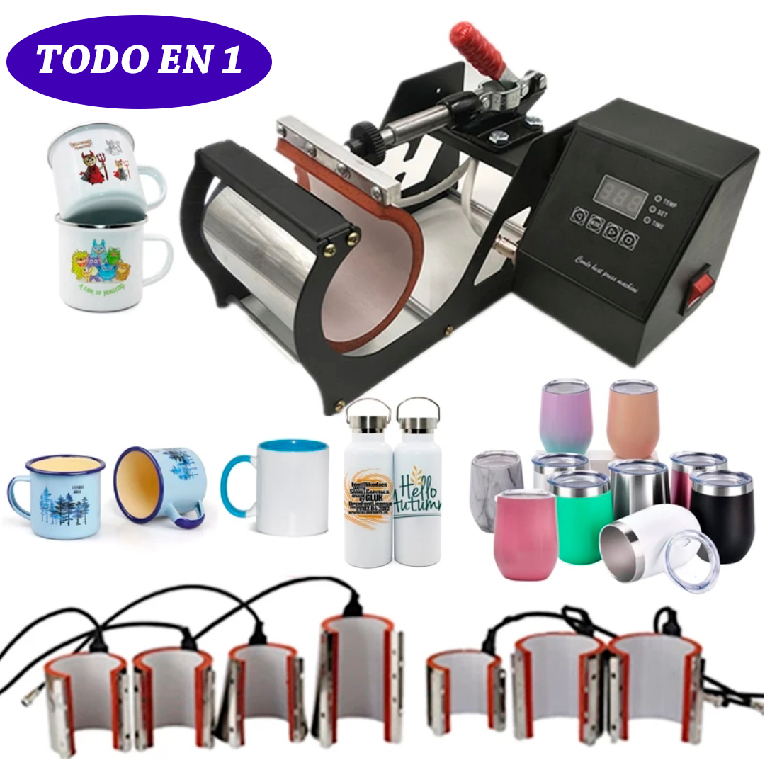 GENERICO Maquina de Sublimacion Estampadora de Tazas 11oz